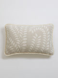 Secret Linen Store Annie quilted cushion cover natural cream 60x40cm, imported from the UK