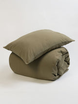 Next Secret Linen Store Khaki 100% Cotton Pillowcase- Buy online at McGrocer