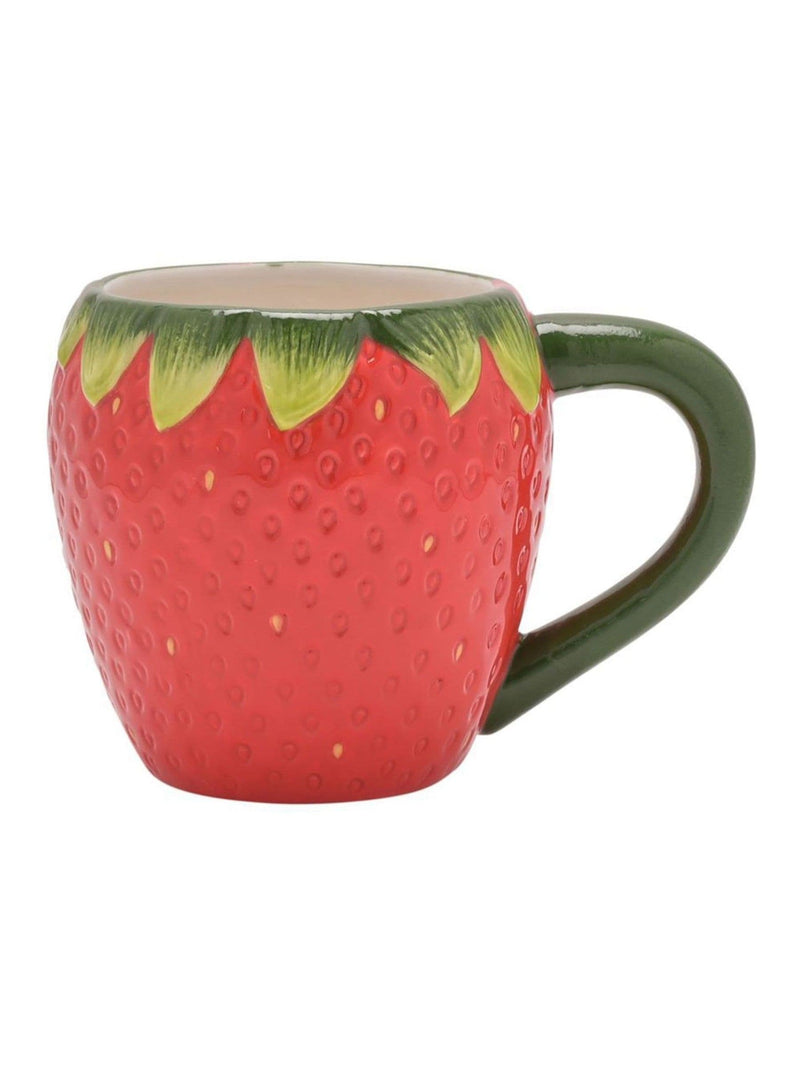 Widdop strawberry shaped mug 10cm - British product