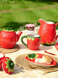 Widdop strawberry shaped mug 10cm - British product