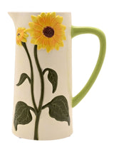Next Widdop White Handpainted Sunflower Jug- Buy online at McGrocer
