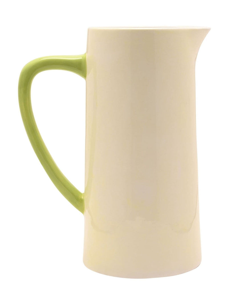 Widdop White Handpainted Sunflower Jug ceramic 24cm, imported from the UK
