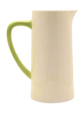 Widdop White Handpainted Sunflower Jug ceramic 24cm, imported from the UK