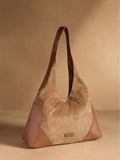 Russell & Bromley tan brown leather hobo shoulder bag, UK version