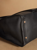 Russell & Bromley black leather Counter bowling bag - British product