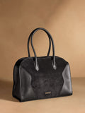 Russell & Bromley black leather Counter bowling bag - British product