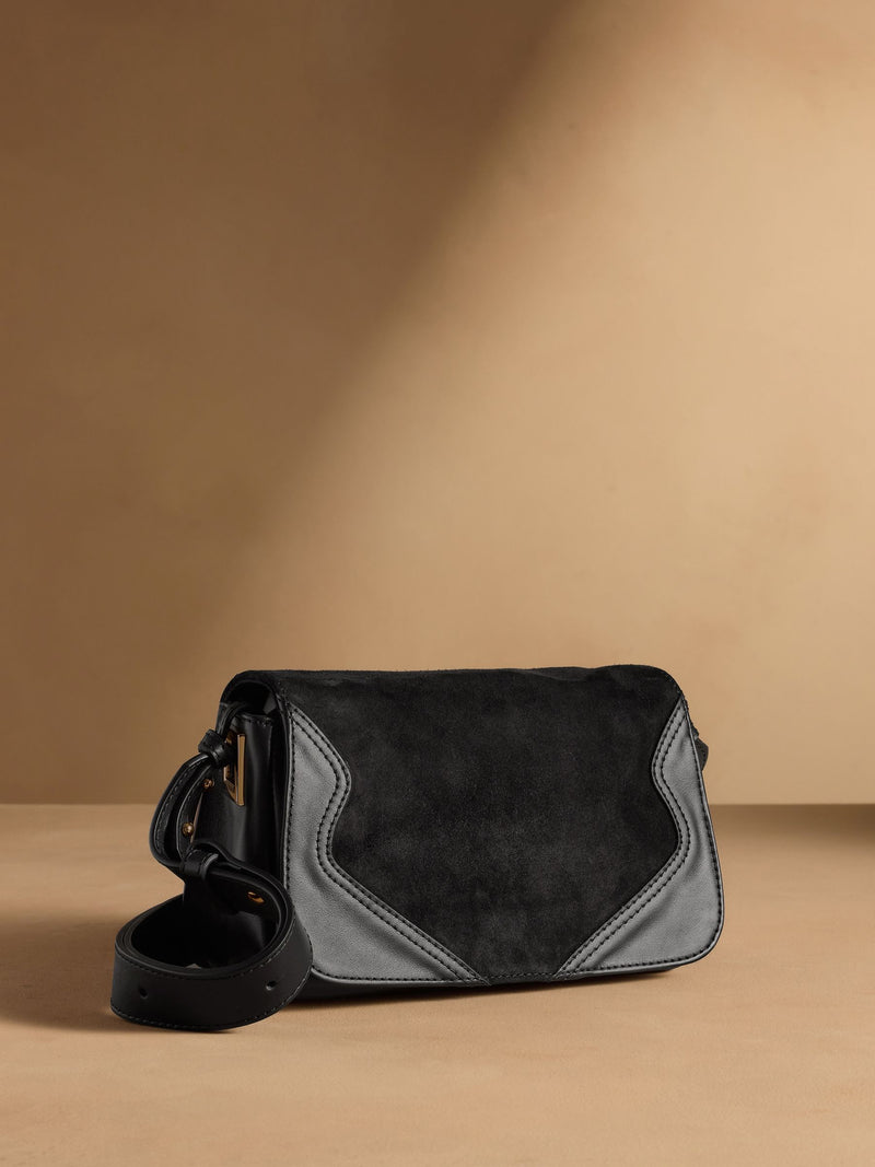 Russell & Bromley Black Counter Cross-Body Bag (British brand)