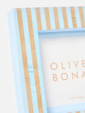 Oliver Bonas Blue Paloma Stripe frame, British product