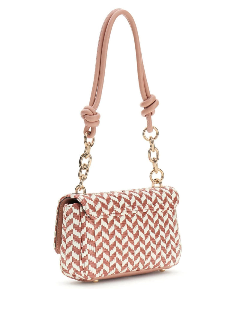 Guess pink Tessi flap shoulder bag - British product