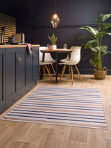 Next Origin Rugs Cream Washable Coastal Stripe Rug- Buy online at McGrocer