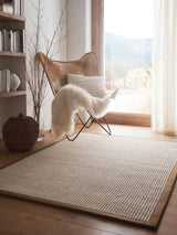 Next Origin Rugs Mocha Border Sisal Boucle Rug 150cm x 80cm- Buy online at McGrocer