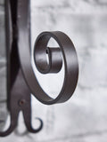 Dibor antique brown curved wall bracket, UK version
