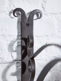Dibor antique brown curved wall bracket, UK version