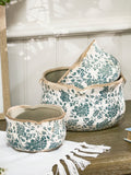 Dibor set of 3 turquoise planters - British product