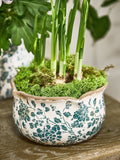 Dibor set of 3 turquoise planters - British product