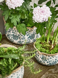 Dibor set of 3 turquoise planters - British product