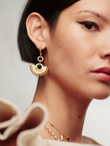 Next Missoma Gold Tone Zenyu Chandelier Small Hoop Earrings- Buy online at McGrocer