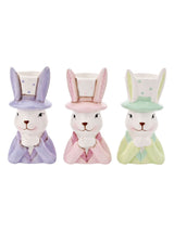 Next Widdop Multicoloured Bunny in Top Hat Planter Mini Ceramic Planter- Buy online at McGrocer