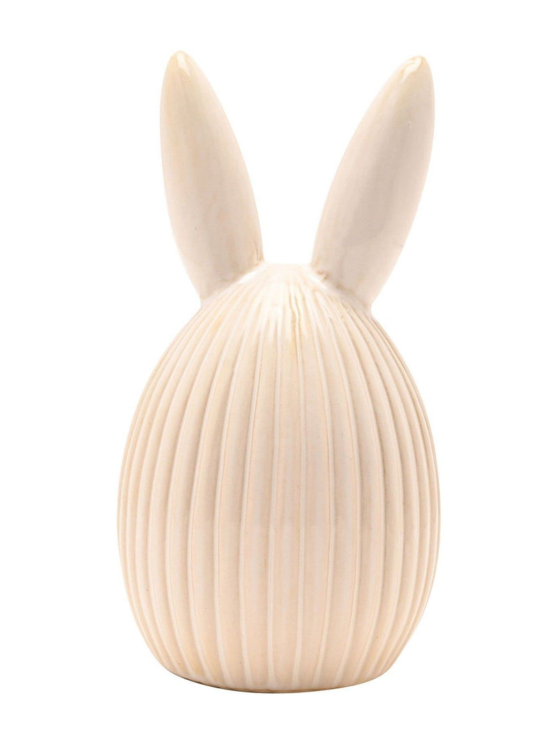 Widdop white Easter egg bunny ears ornament 16cm (British brand)
