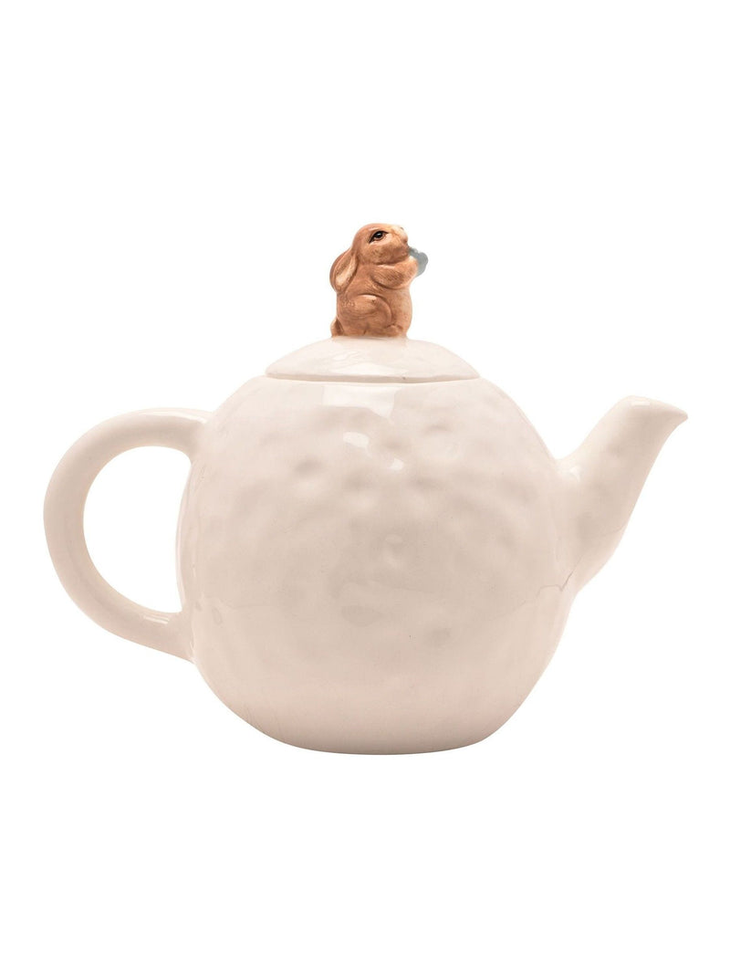 Widdop cream bunny teapot 19cm (British brand)