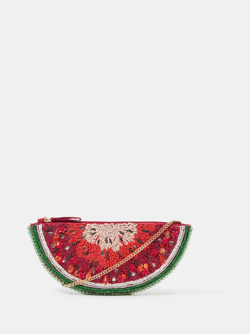 Accessorize red beaded watermelon crossbody bag - British product