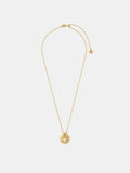 Accessorize gold plated pearl coin necklace, UK version