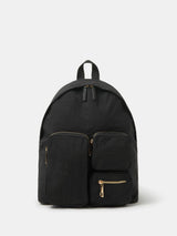 Next Accessorize Black Multi-Pocket Nylon Backpack- Buy online at McGrocer