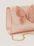 Monsoon handbag pink jewel butterfly glitter (British brand)