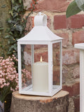 Lights4fun White Albury TruGlow lantern medium, UK version