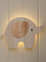 Next Lights4fun Natural Elephant Children's Wall Light with Infrared RC- Buy online at McGrocer