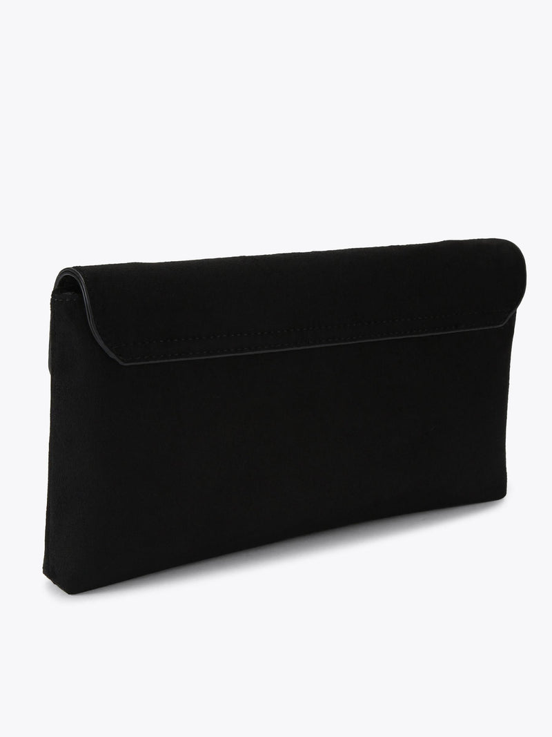 Carvela Black Maria envelope clutch bag in bone leather - British product