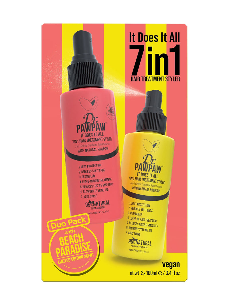 Dr. PAWPAW 7-in-1 hair treatment styler duo - British product