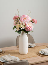 Next Scottish Everlastings Ltd Pink Hydrangea Artificial Bouquet 45cm- Buy online at McGrocer