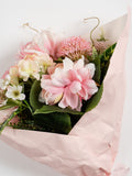 Scottish Everlastings Ltd pink hydrangea bouquet 45cm artificial (British brand)