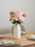 Scottish Everlastings Ltd pink hydrangea bouquet 45cm artificial (British brand)