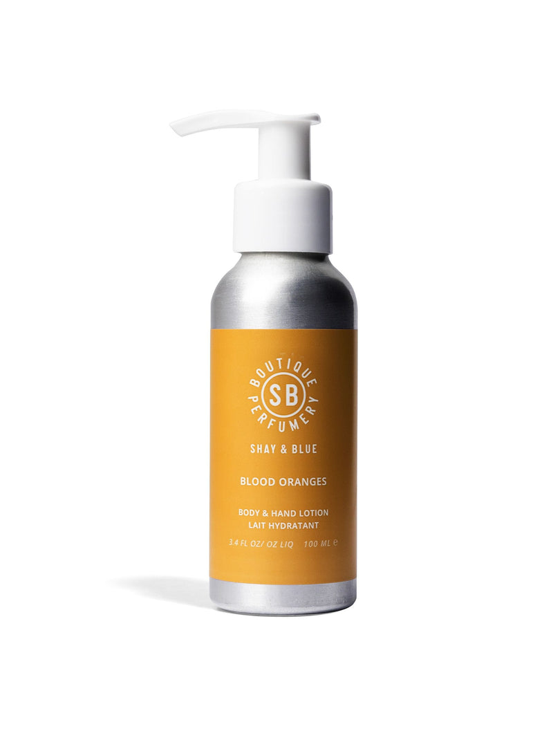 Shay & Blue Blood Orange hand lotion 100ml, imported from the UK
