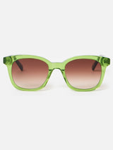 Next Oliver Bonas Green Crystal Square Acetate Sunglasses- Buy online at McGrocer