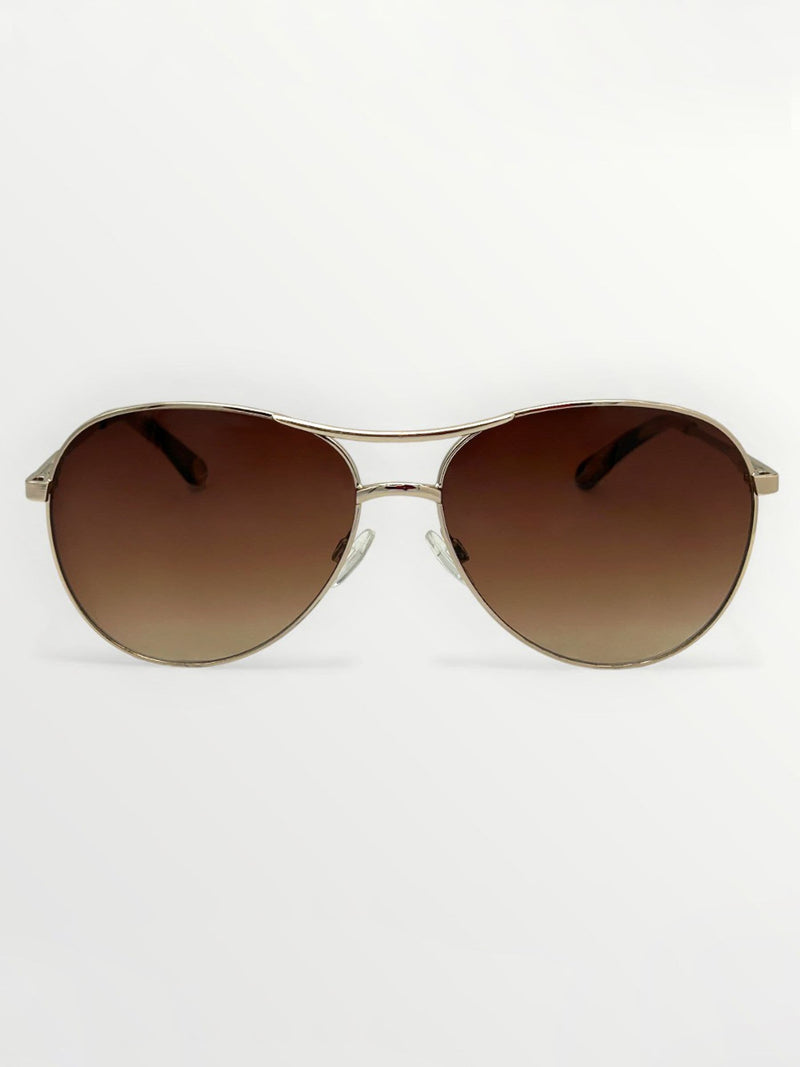 Laura Ashley gold tone aviator sunglasses - British product
