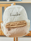 My 1st Years colour block quilted medium backpack - British product