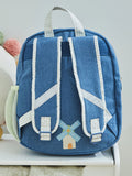 My 1st Years personalised tractor denim medium backpack (British brand)