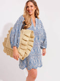 Seaspray Clara ruffle bag natural - British product
