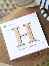 Next No Ordinary Gift Personalised Large Initial Christening Card Greeting Card 15x15cm- Buy online at McGrocer