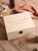 Next No Ordinary Gift Personalised Couples Names Memory Keepsake Box- Buy online at McGrocer