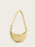AllSaints yellow Luna cross-body bag (British brand)