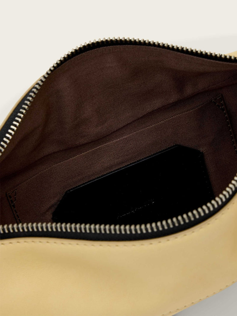 AllSaints yellow Luna cross-body bag (British brand)