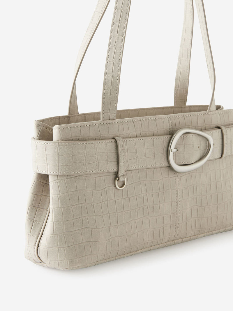 Cotton On Brown Maeve East West underarm bag, imported from the UK