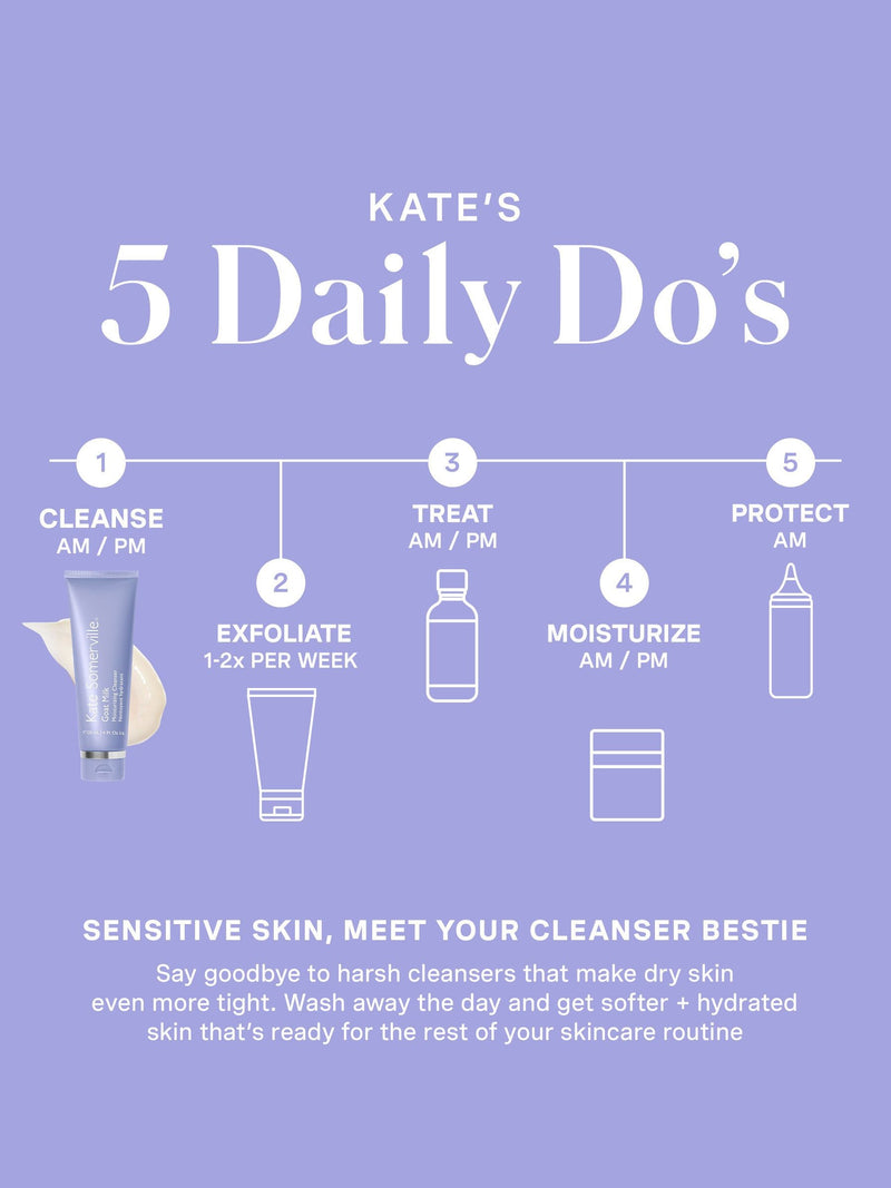 Kate Somerville goat milk moisturizing cleanser 120ml, imported from the UK