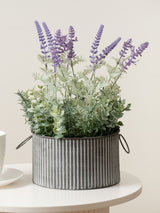 Next Scottish Everlastings Ltd Artificial Lavender Plant in Iron Pot 37.5cm- Buy online at McGrocer