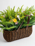 Scottish Everlastings artificial wildflower basket 55cm - British product