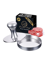 Next Gourmet Easy 2-in-1 Stainless Steel Burger Press and Patty Maker- Buy online at McGrocer